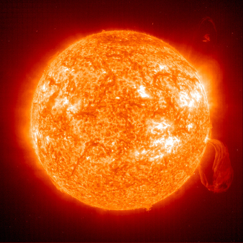 Picture of the Sun, by SOHO